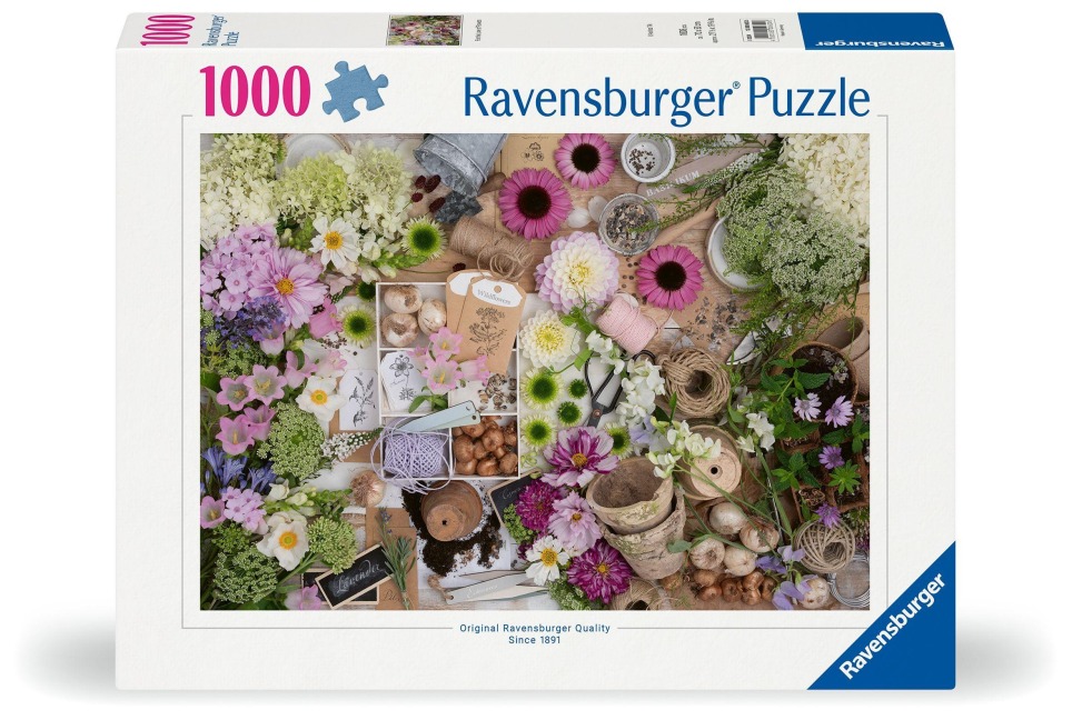 Erwachsenenpuzzle 1000 Teile - Prachtvolle Blumenliebe - 