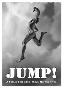 Cover-Bild zum Titel 'JUMP! ATHLETISCHE MÄNNERAKTE (Wandkalender 2026 DIN A2 hoch), CALVENDO Monatskalender' von 'Michael Borgulat'