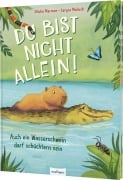 Cover-Bild zum Titel 'Du bist nicht allein! Auch ein Wasserschwein darf schüchtern sein' von 'Uticha Marmon'