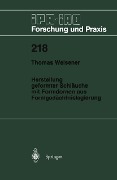 Herstellung geformter Schläuche mit Formdornen aus Formgedächtnislegierung - Thomas Weisener