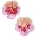 Seidenpapierblumen Stiefmütterchen, Pink, M, FSC MIX, Ø 20 cm, 2 Stk - 