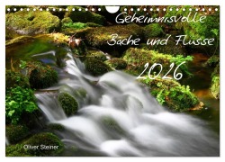 Cover-Bild zum Titel 'Geheimnisvolle Bäche und Flüsse (Wandkalender 2026 DIN A4 quer), CALVENDO Monatskalender' von 'Oliver Steiner'