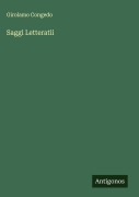 Cover-Bild zum Titel 'Saggi Letteratii' von 'Girolamo Congedo'