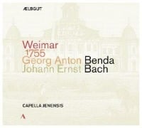 Cover-Bild zum Titel 'Benda/Bach,J. E.: Weimar 1755' von 'Stefan/Ludwig lbgut/Capella Jenensis/Kunath'