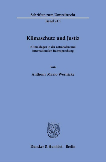 Klimaschutz und Justiz - Anthony Mario Wernicke