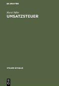 Cover-Bild zum Titel 'Umsatzsteuer' von 'Horst Bähr'