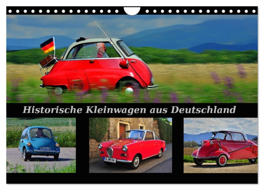 Historische Kleinwagen aus Deutschland (Wandkalender 2026 DIN A4 quer), CALVENDO Monatskalender - Ingo Laue