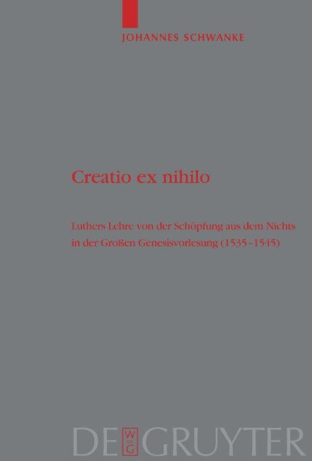 Creatio ex nihilo - Johannes Schwanke