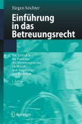 Cover-Bild zum Titel 'Einführung in das Betreuungsrecht' von 'Jürgen Seichter'