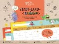 Cover-Bild zum Titel 'Stadt-Land-Blödsinn. Bunter Spiele-Block für Kinder ab 8 Jahren' von 'Pen2nature'