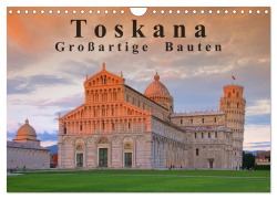 Cover-Bild zum Titel 'Toskana - Großarige Bauten (Wandkalender 2026 DIN A4 quer), CALVENDO Monatskalender' von 'LianeM LianeM'