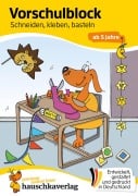 Cover-Bild zum Titel 'Vorschulblock ab 5 Jahre für Junge und Mädchen - Schneiden, kleben, basteln' von 'Ulrike Maier'
