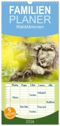 Cover-Bild zum Titel 'Familienplaner 2026 - Walddämonen mit 5 Spalten (Wandkalender, 21 x 45 cm) CALVENDO' von 'Wilfried Martin (GDT)'