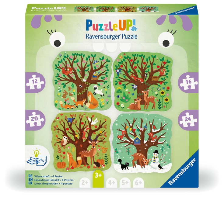 Kinderpuzzle 12, 16, 20, 24 Teile - Puzzle UP! Vier Jahreszeiten - 