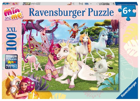 Ravensburger Kinderpuzzle 13388 - Wahre Einhorn-Freundschaft - 100 Teile XXL Mia and Me Puzzle für Kinder ab 6 Jahren - 