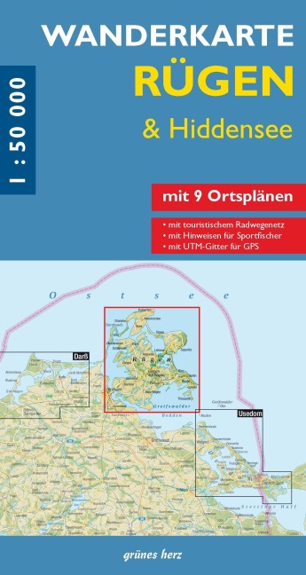 Wanderkarte Rügen & Hiddensee - 