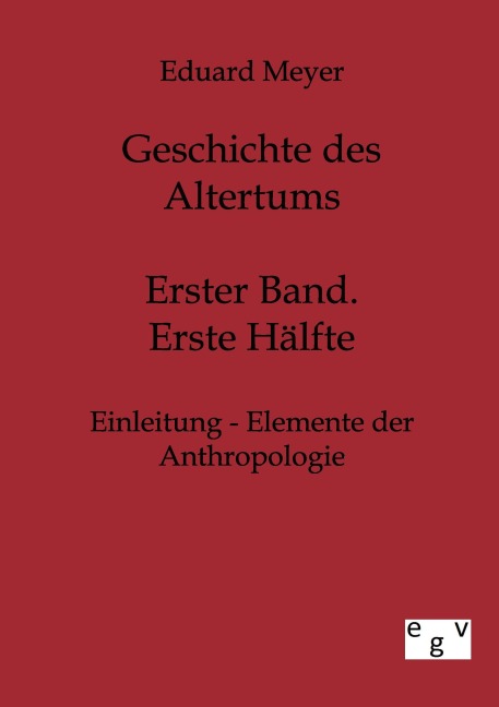 Geschichte des Altertums - Eduarfd Meyer
