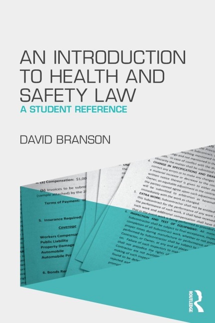 An Introduction to Health and Safety Law - David Branson
