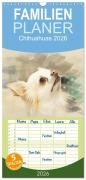 Cover-Bild zum Titel 'Familienplaner 2026 - Chihuahuas 2026 mit 5 Spalten (Wandkalender, 21 x 45 cm) CALVENDO' von 'Andrea Redecker'