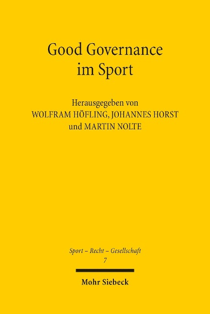 Good Governance im Sport - 