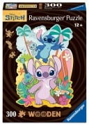Cover-Bild zum Titel 'WOODEN Puzzle - Angel & Stitch - konturgeformtes Holzpuzzle mit 300 Teilen' von ''