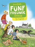 Cover-Bild zum Titel 'Fünf Freunde JUNIOR - Die Suche nach dem Rennpferd' von 'Enid Blyton'