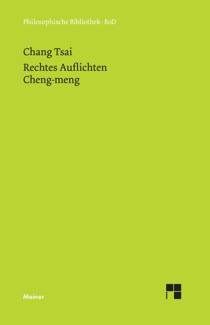 Rechtes Auflichten - Chang Tsai