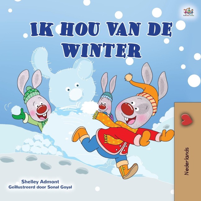 I Love Winter (Dutch Book for Kids) - Shelley Admont, Kidkiddos Books