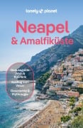 Cover-Bild zum Titel 'LONELY PLANET Reiseführer Neapel & Amalfiküste' von 'Eva Sandoval, Abigail Blasi, Virginia DiGaetano'