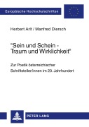 Cover-Bild zum Titel 'Sein und Schein - Traum und Wirklichkeit' von 'Manfred Diersch, Herbert Arlt'