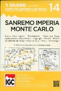 Cover-Bild zum Titel 'San Remo Imp1:50 000 Wanderkarte 14' von ''