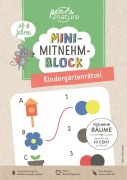 Cover-Bild zum Titel 'Mini-Mitnehm-Block Kindergartenrätsel' von 'Pen2nature'