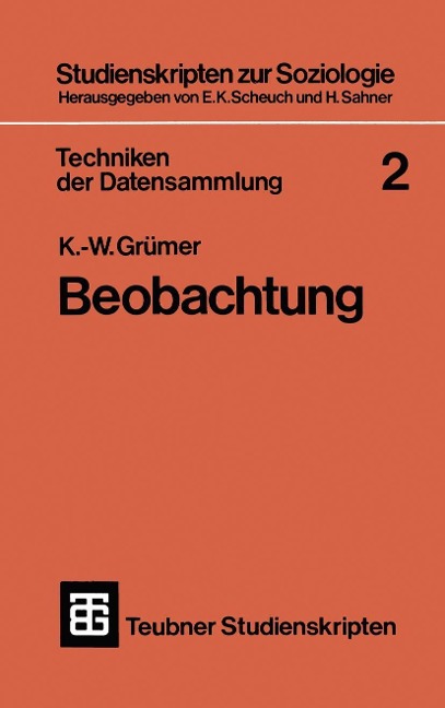 Techniken der Datensammlung 2 - K. -W. Grümer