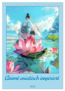 Cover-Bild zum Titel 'Animé asiatisch inspiriert (Tischkalender 2026 DIN A5 hoch), CALVENDO Monatskalender' von 'Liselotte Brunner-Klaus'