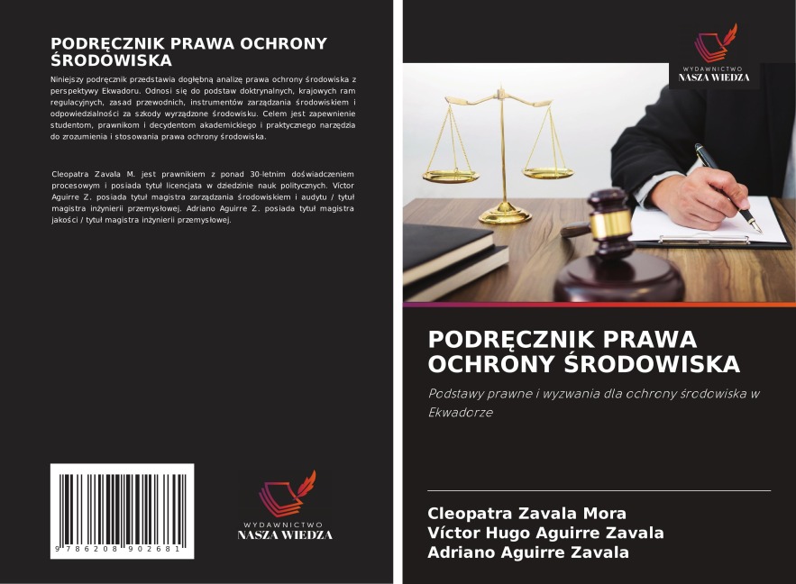 PODR¿CZNIK PRAWA OCHRONY ¿RODOWISKA - Cleopatra Zavala Mora, Victor Hugo Aguirre Zavala, Adriano Aguirre Zavala