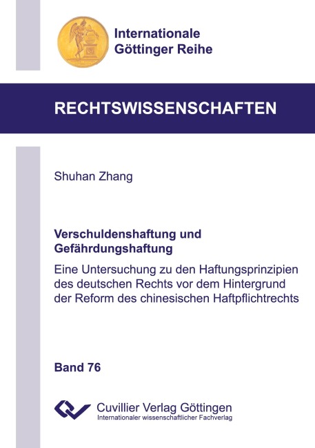 Verschuldenshaftung und Gefährdungshaftung - Shuhan Zhang