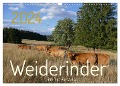 Weiderinder im Frankenwald (Wandkalender 2024 DIN A3 quer), CALVENDO Monatskalender - Cordula Kelle-Dingel