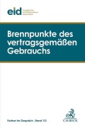 Cover-Bild zum Titel 'Brennpunkte des vertragsgemäßen Gebrauchs' von ''