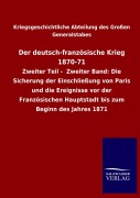 Cover-Bild zum Titel 'Der deutsch-französische Krieg 1870-71' von 'Kriegsgeschichtliche Abteilung des Großen Generalstabes'