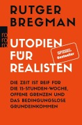 Cover-Bild zum Titel 'Utopien für Realisten' von 'Rutger Bregman'