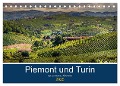 Piemont und Turin (Tischkalender 2025 DIN A5 quer), CALVENDO Monatskalender - Michael Fahrenbach