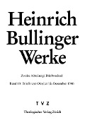 Cover-Bild zum Titel 'Briefe von Oktober bis Dezember 1546' von 'Heinrich Bullinger'