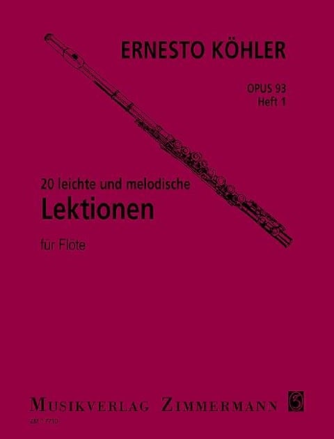 20 leichte und melodische Lektionen - Ernesto Köhler