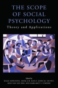 The Scope of Social Psychology - 
