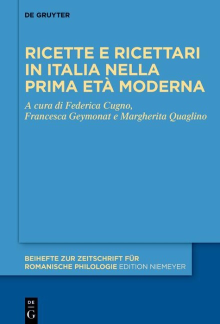 Ricette e ricettari in Italia nella prima età moderna - 