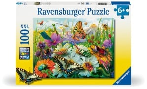 Cover-Bild zum Titel 'Kinderpuzzle 100 XXL Teile - Wunderwelt der Insekten' von ''