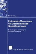 Cover-Bild zum Titel 'Performance Measurement von wissensintensiven Geschäftsprozessen' von 'Dirk Kalmring'