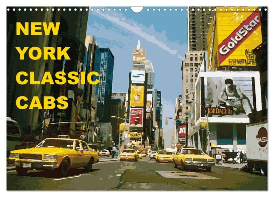 New York Classic Cabs (Wandkalender 2025 DIN A3 quer), CALVENDO Monatskalender - Tom Freiwah Oldtimer-Art. De