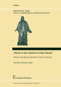 Cover-Bild zum Titel '"Mach in mir deinem Geiste Raum" - Poesie und Spiritualität bei Paul Gerhardt' von ''