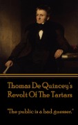 Cover-Bild zum Titel 'Revolt Of The Tartars' von 'Thomas De Quincey'